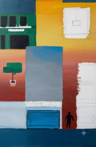 Carmesim sobre o quadro amarelo (2026)