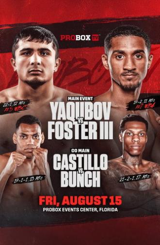 Muhammadkhuja Yaqubov vs. William Foster III (2025)
