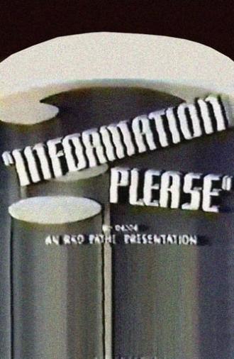 Information Please: Series 1, No. 1 (1939)