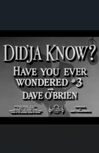 Did'ja Know? (1950)