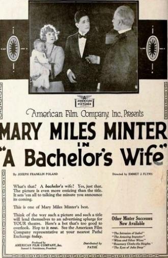 A Bachelor's Wife (1919)
