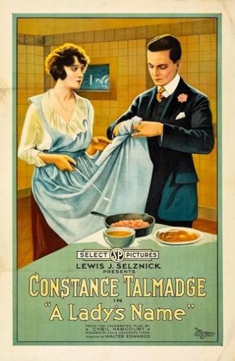 A Lady's Name (1918)