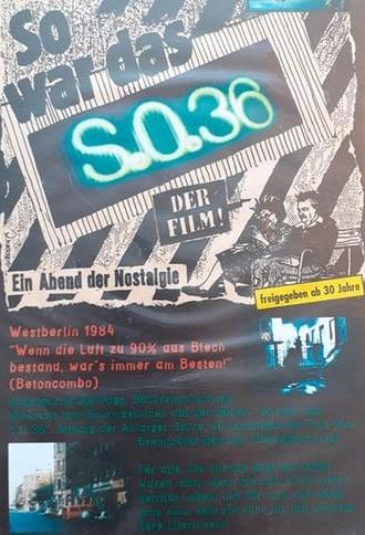 Such Was the S.O. 36 (1984)