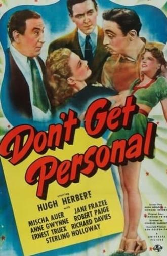 Don't Get Personal (1942)