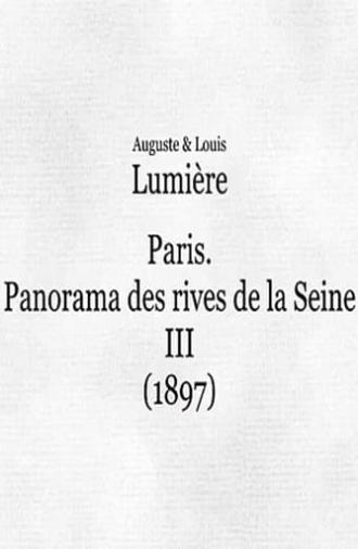 Panorama des rives de la Seine à Paris, III (1898)