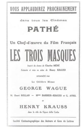 Les Trois masques (1921)