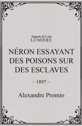 Néron essayant des poisons sur des esclaves (1898)