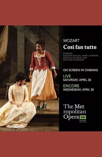 The Metropolitan Opera: Così Fan Tutte (2014)