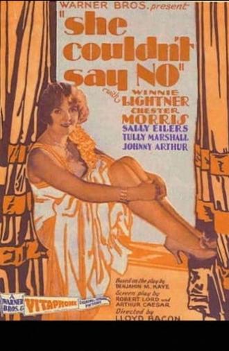 She Couldn't Say No (1930)