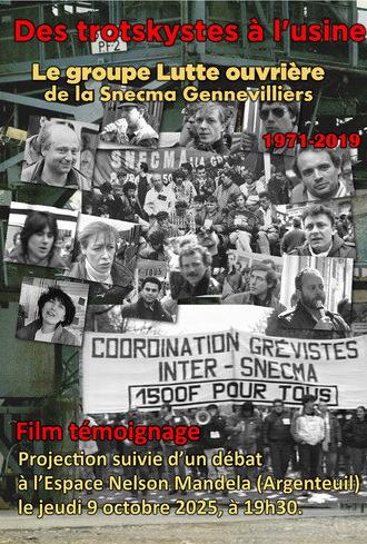 Des trotskystes à l’usine : le groupe Lutte ouvrière de la Snecma – Gennevilliers (1971-2019) (2025)