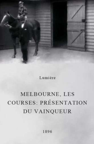 Melbourne, les courses : présentation du vainqueur (1896)