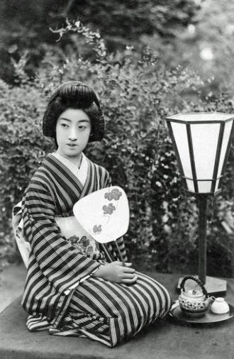 Danseuses japonaises : la danse des ombrelles (1898)