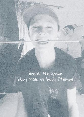 break the game bboy Malo vs bboy Étienne (2021)