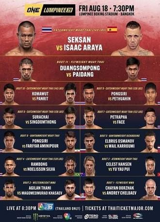 ONE Friday Fights 29: Saeksan vs. Araya (2023)