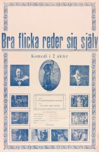 Bra flicka reder sig själv (1914)