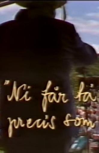 Ni får ta' mig precis som jag är (1986)