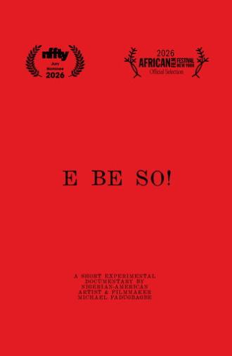 E BE SO! (2026)