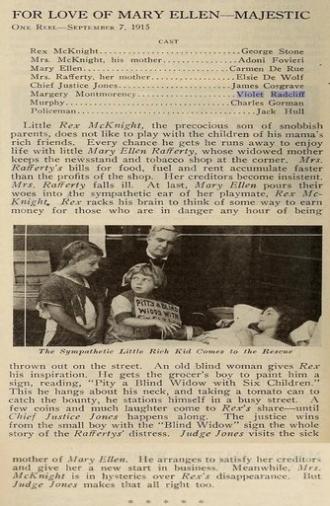 For Love of Mary Ellen (1915)