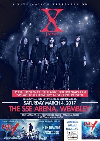 X Japan Live 2017 At The Wembley Arena (2017)