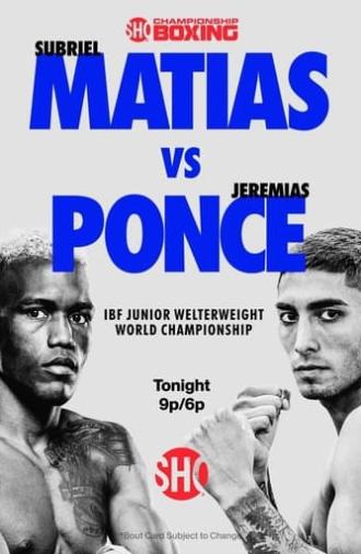 Subriel Matias vs. Jeremias Ponce (2023)