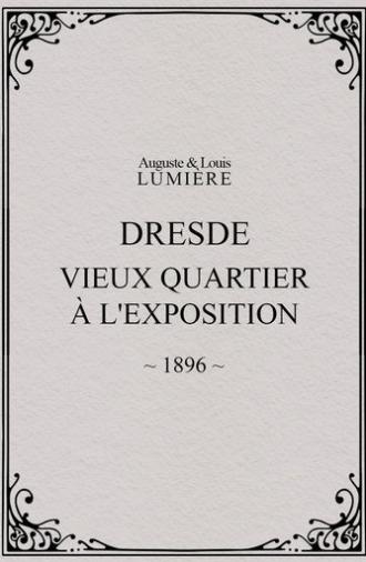 Dresde, vieux quartier à l'Exposition (1896)