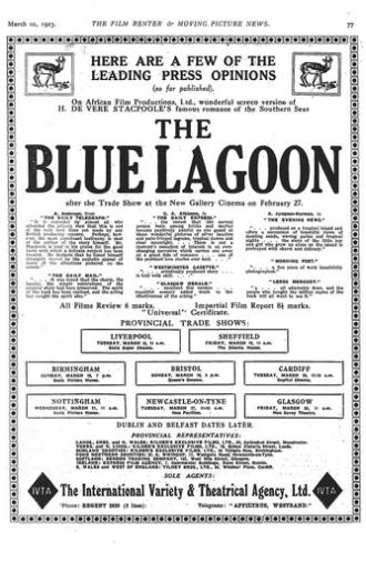 The Blue Lagoon (1923)