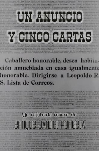 Un anuncio y cinco cartas (1937)