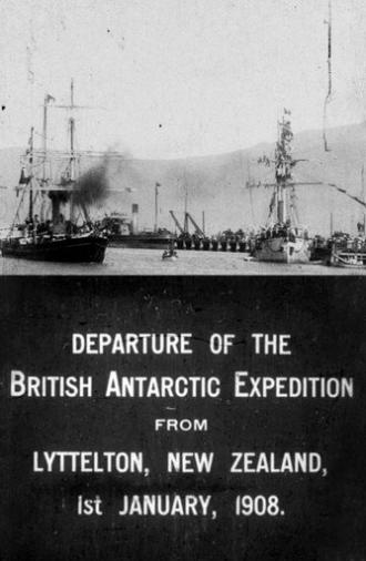 Departure of the British Antarctic Expedition from Lyttelton, New Zealand, 1st January, 1908. (1908)