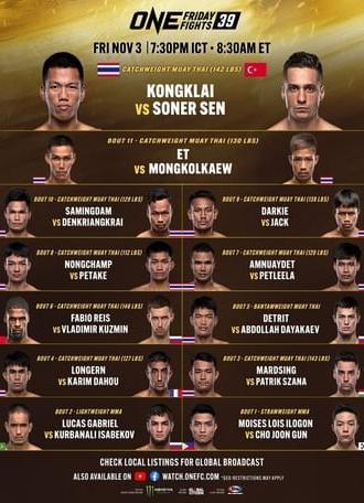 ONE Friday Fights 39: Kongklai vs. Sen (2023)