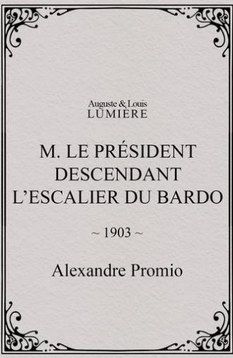 M. le président descendant l’escalier du Bardo (1903)
