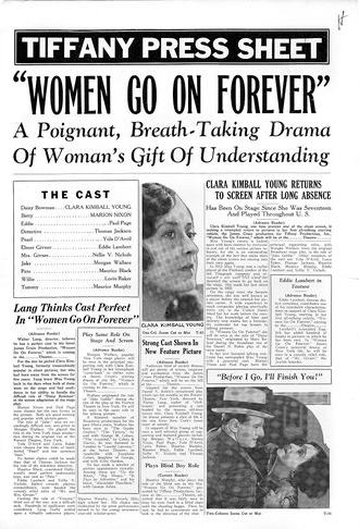 Women Go on Forever (1931)