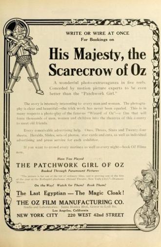 His Majesty, the Scarecrow of Oz (1914)