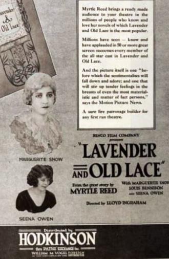 Lavender and Old Lace (1921)