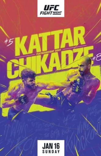 UFC on ESPN 32: Kattar vs. Chikadze (2022)