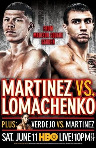 Roman Martinez vs. Vasyl Lomachenko (2016)