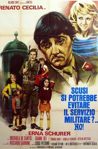 Scusi, si potrebbe evitare il servizio militare?... No! (1974)