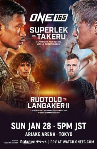 ONE 165: Superlek vs. Takeru (2024)