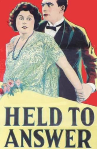 Held to Answer (1923)