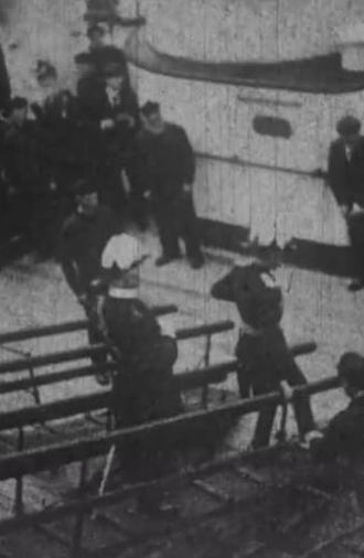 Dignitaries Coming Down Gangplank (1896)