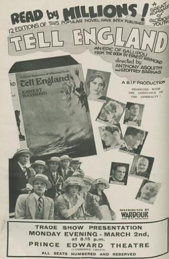 Tell England (1931)