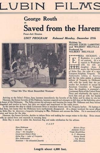 Saved from the Harem (1915)