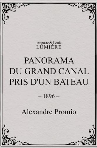 Panorama du grand Canal pris d'un bateau (1896)