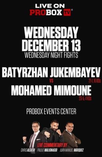 Batyrzhan Jukembayev vs. Mohamed Mimoune (2023)