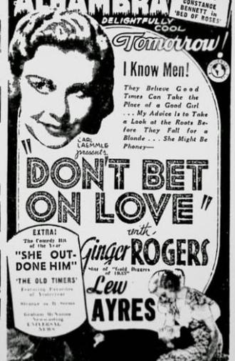 Don't Bet on Love (1933)