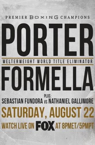 Shawn Porter vs. Sebastian Formella (2020)