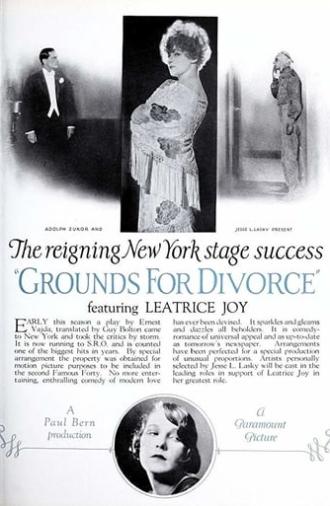 Grounds for Divorce (1925)