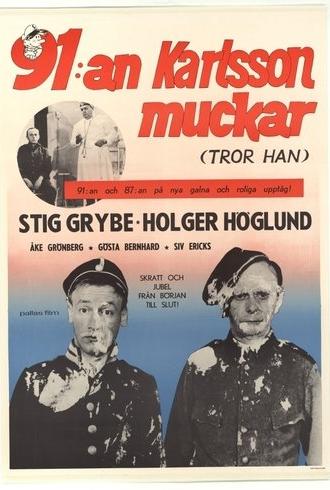 91:an Karlsson muckar (tror han) (1959)