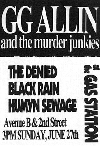 GG Allin: Live at the Gas Station (1993)
