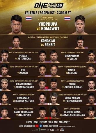 ONE Friday Fights 50: Yodphupa vs. Komawut (2024)