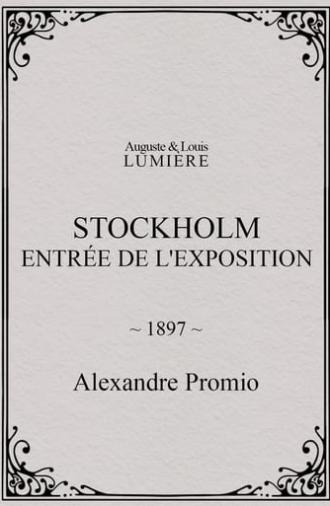 Stockholm, entrée de l'exposition (1897)